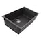 Nantucket Sinks 33-inch Undermount Granite Composite Sink in Black PR3320-BL-UM - alternate 8